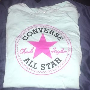 Teal Converse Chuck Taylor Shirt